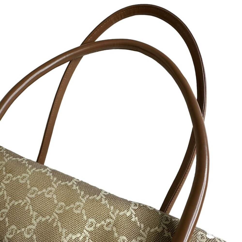 ROBERTA DI CAMERINO Satchel Shoulder Hand Bag Brown Monogram Logo Double Handles - Picture 13 of 15